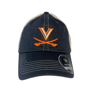 Virginia Cavaliers Trucker Hat Top Of The World Adjustable Fanwear Blue New